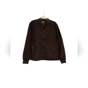 Young USA Womens Quilted Jacket size XL Black